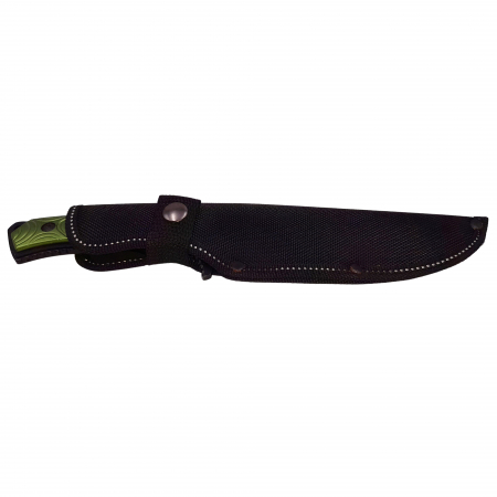 Cutit de vanatoare IdeallStore®, Extreme Beetle, verde, 29 cm, teaca inclusa [5]