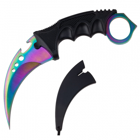 Cutit de vanatoare IdeallStore, Fade Break, 19 cm, otel, multicolor [3]