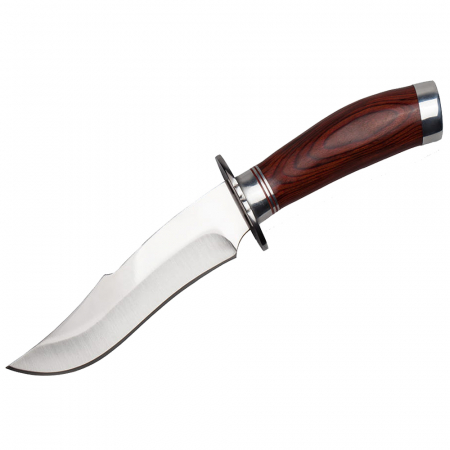 Cutite vanatoare - Cutit de vanatoare IdeallStore, Fancy Blade, 25.5 cm, argintiu, teaca inclusa