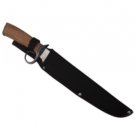 Cutit de vanatoare IdeallStore®, French Inquisition, 39.5 cm, otel inoxidabil, maro [1]