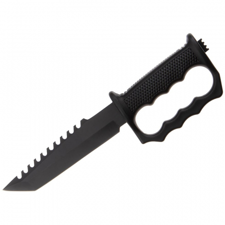 Cutit de vanatoare IdeallStore®, Juggernaut Assault, 31 cm, otel inoxidabil, negru [1]