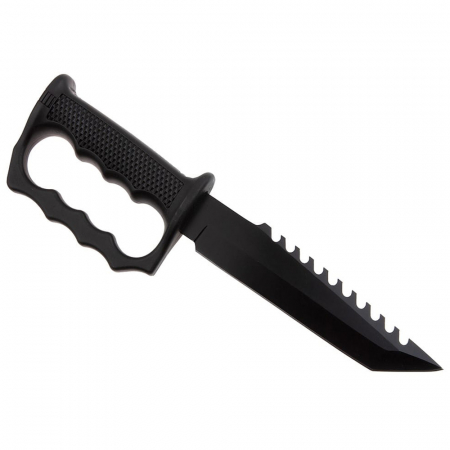 Cutit de vanatoare IdeallStore®, Juggernaut Assault, 31 cm, otel inoxidabil, negru [4]