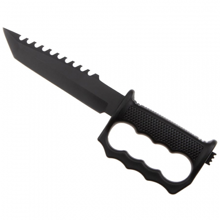 Cutit de vanatoare IdeallStore®, Juggernaut Assault, 31 cm, otel inoxidabil, negru [2]
