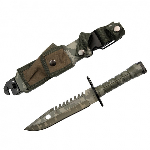 Cutite vanatoare - Cutit de vanatoare IdeallStore®, Jungle Beast, verde, 32.5 cm, teaca inclusa