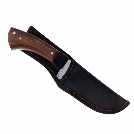 Cutit de vanatoare IdeallStore®, Jungle Blade, 23.5 cm, otel inoxidabil, maro, teaca inclusa [9]