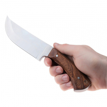 Cutit de vanatoare IdeallStore®, Jungle Blade, 23.5 cm, otel inoxidabil, maro, teaca inclusa [8]