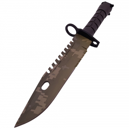 Cutit de vanatoare IdeallStore®, Jungle Blade, 32.5 cm, camuflaj, teaca inclusa [2]