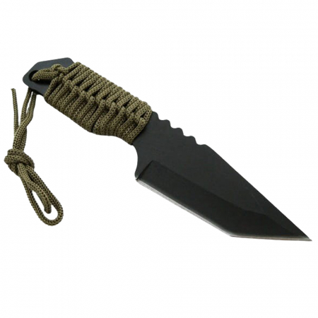 Cutit de vanatoare IdeallStore®, Jungle Guard, negru, 17.5 cm, teaca inclusa [6]