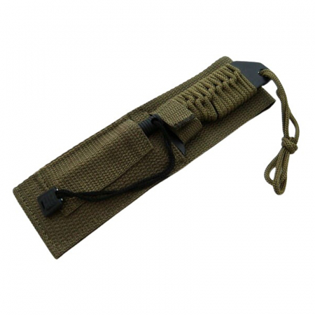 Cutit de vanatoare IdeallStore®, Jungle Guard, negru, 17.5 cm, teaca inclusa [9]