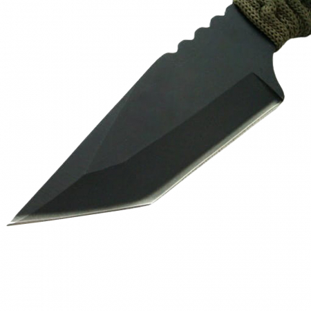 Cutit de vanatoare IdeallStore®, Jungle Guard, negru, 17.5 cm, teaca inclusa [3]