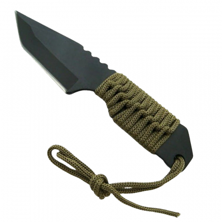 Cutit de vanatoare IdeallStore®, Jungle Guard, negru, 17.5 cm, teaca inclusa [4]