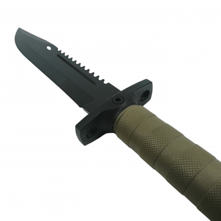 Cutit de vanatoare IdeallStore®, Jungle Helper, negru, 34.5 cm, teaca inclusa [3]