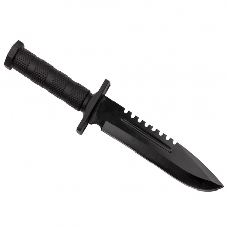 Cutit de vanatoare IdeallStore®, Jungle Specialist, 31 cm, negru, teaca inclusa [2]