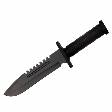Cutit de vanatoare IdeallStore®, Jungle Specialist, 31 cm, negru, teaca inclusa [1]