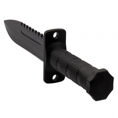 Cutit de vanatoare IdeallStore®, Jungle Specialist, 31 cm, negru, teaca inclusa [6]