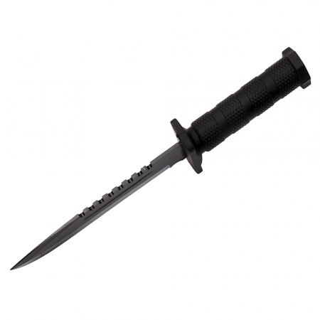 Cutit de vanatoare IdeallStore®, Jungle Specialist, 31 cm, negru, teaca inclusa [5]