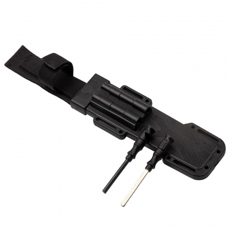 Cutit de vanatoare IdeallStore®, Jungle Specialist, 31 cm, negru, teaca inclusa [8]