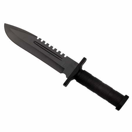 Cutit de vanatoare IdeallStore®, Jungle Specialist, 31 cm, negru, teaca inclusa [3]