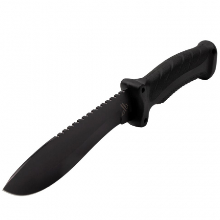Cutit de vanatoare IdeallStore®, Kukri Madness, otel inoxidabil, 30.5 cm, negru, teaca inclusa [5]