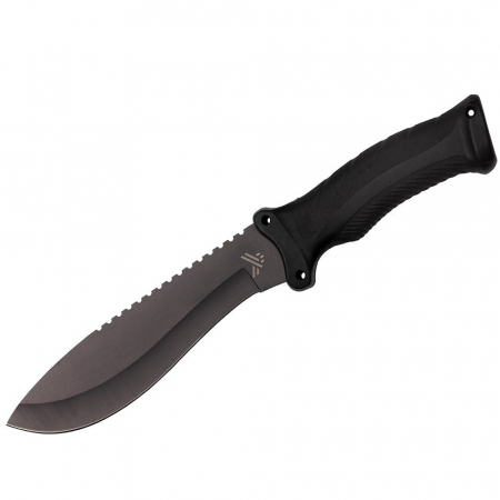 Cutit de vanatoare IdeallStore®, Kukri Madness, otel inoxidabil, 30.5 cm, negru, teaca inclusa [1]