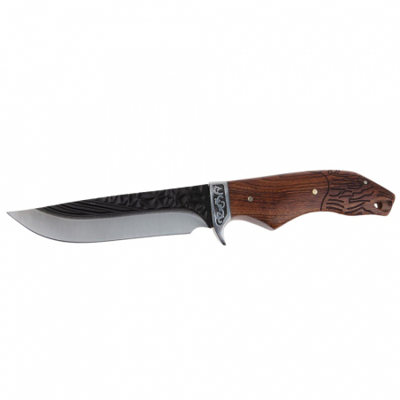 Cutit de vanatoare IdeallStore®, Lion Blade, 25 cm, otel inoxidabil, maro, teaca inclusa [7]