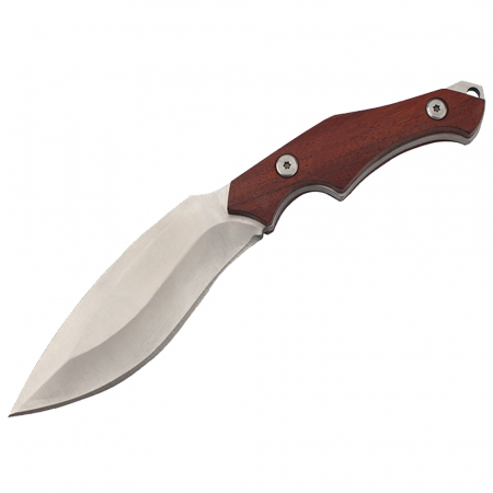 Cutite vanatoare - Cutit de vanatoare IdeallStore, Little Helper, 20.5 cm, argintiu, teaca inclusa