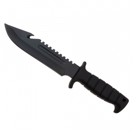 Cutit de vanatoare IdeallStore®, Military Assault, 29 cm, negru, teaca inclusa [1]