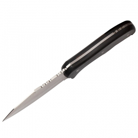 Cutit de vanatoare IdeallStore®, Old Future, otel inoxidabil, 25 cm, negru, teaca inclusa [6]