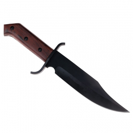 Cutit de vanatoare IdeallStore®, Pilgrim Dagger, 33 cm, otel inoxidabil, negru, husa inclusa [5]