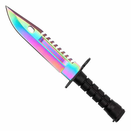 Cutit de vanatoare IdeallStore®, Rainbow Spirit, multicolor, 32.5 cm, teaca inclusa [2]