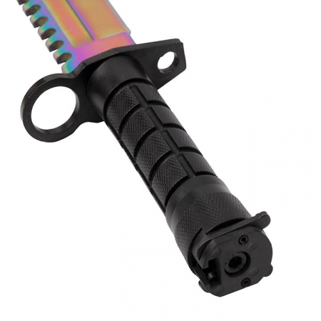 Cutit de vanatoare IdeallStore®, Rainbow Spirit, multicolor, 32.5 cm, teaca inclusa [9]