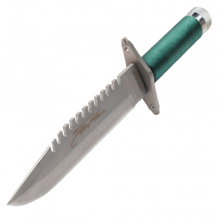 Cutit de vanatoare IdeallStore®, Rambo First Blood, 35 cm, teaca inclusa, verde [6]