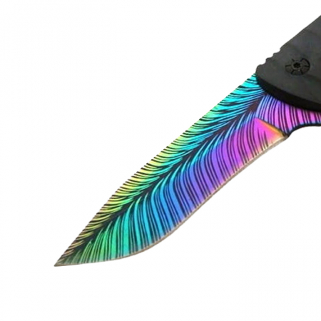 Cutit de vanatoare IdeallStore®, Safari Mix, 23 cm, multicolor, teaca inclusa [2]