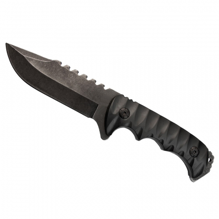Cutit de vanatoare IdeallStore®, Safari Mix, 23 cm, negru, teaca inclusa [3]