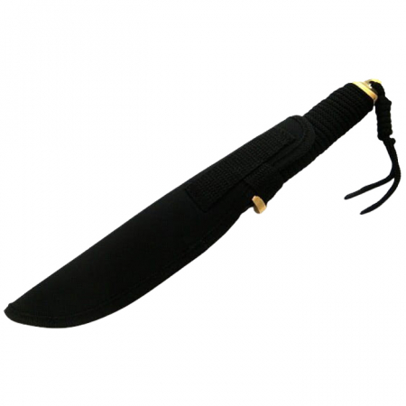 Cutit de vanatoare IdeallStore®, Samurai Sempai, 28 cm, negru, teaca inclusa [6]