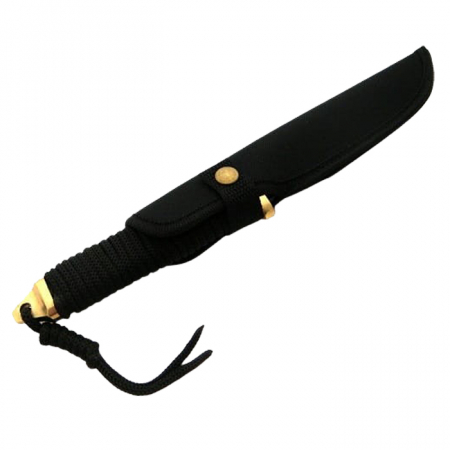Cutit de vanatoare IdeallStore®, Samurai Sempai, 28 cm, negru, teaca inclusa [5]