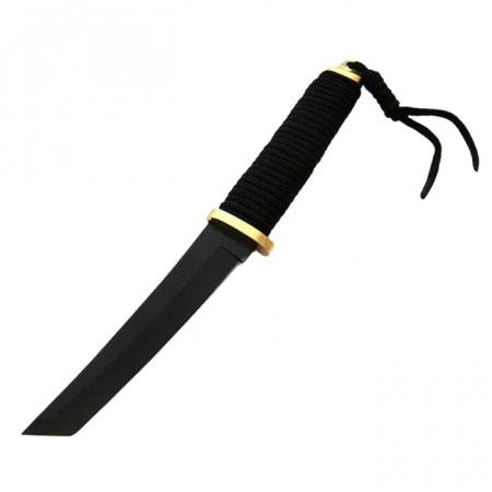 Cutite vanatoare - Cutit de vanatoare IdeallStore®, Samurai Sempai, 28 cm, negru, teaca inclusa