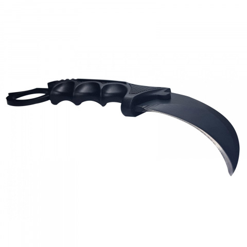 Cutit karambit de vanatoare IdeallStore®, Comando Specialist, teaca si snur de agatat, 18.5 cm, negru [2]