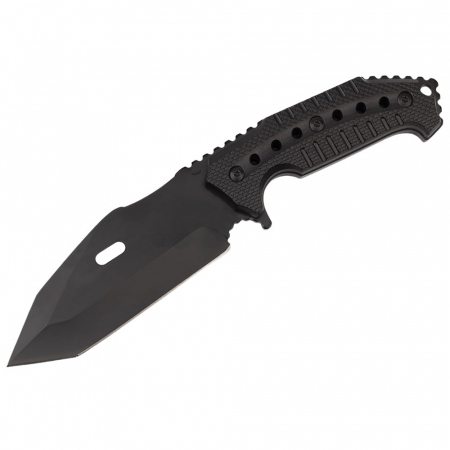 Cutite vanatoare - Cutit de vanatoare IdeallStore®, Survival Avenue, otel inoxidabil, 23 cm, negru