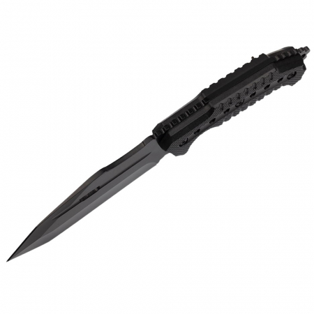 Cutit de vanatoare IdeallStore®, Survival Avenue, otel inoxidabil, 23 cm, negru [3]