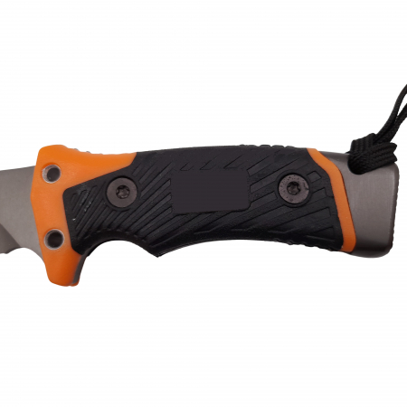 Cutit de vanatoare IdeallStore®, Survival Blade, 20.5 cm, otel inoxidabil, portocaliu, husa inclusa [3]