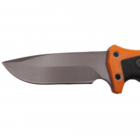 Cutit de vanatoare IdeallStore®, Survival Blade, 20.5 cm, otel inoxidabil, portocaliu, husa inclusa [4]