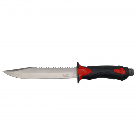 Cutit de vanatoare IdeallStore®, Survival Blade, otel inoxidabil, 34.5 cm, negru, teaca inclusa [1]