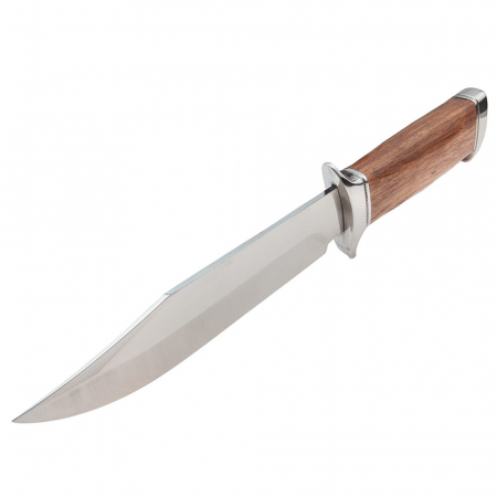Cutit de vanatoare IdeallStore®, Survival Nature, 31.5 cm, otel inoxidabil, maro, teaca inclusa [6]