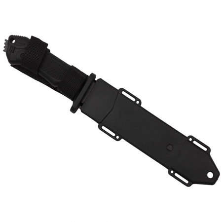 Cutit de vanatoare IdeallStore®, Survival Spirit, otel inoxidabil, amnar, 30.5 cm, negru, teaca inclusa [8]
