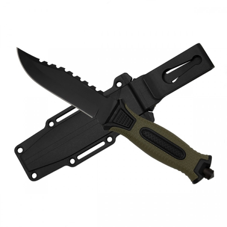Cutite & seturi de cutite - Cutit de vanatoare, IdeallStore, Tactical Knife, 25 cm , Otel inoxidabil