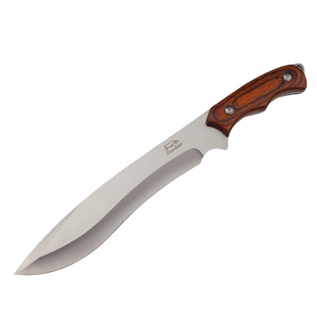 Cutit de vanatoare IdeallStore®, True Survivor, 38 cm, otel inoxidabil, maro, teaca inclusa [3]