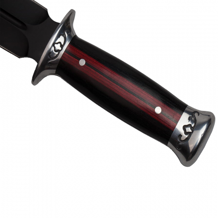 Cutit de vanatoare IdeallStore, Widow Blade, 30 cm, negru, teaca inclusa [4]