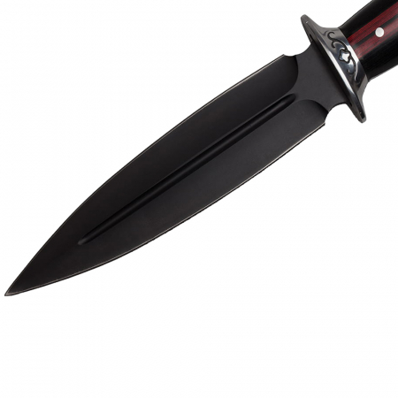 Cutit de vanatoare IdeallStore, Widow Blade, 30 cm, negru, teaca inclusa [2]