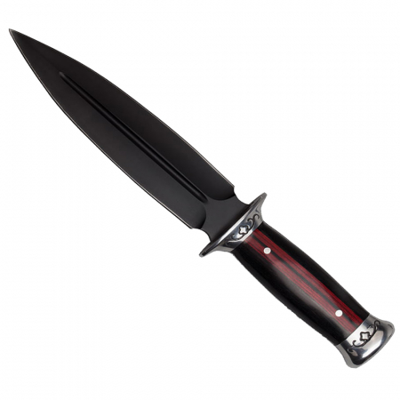 Cutit de vanatoare IdeallStore, Widow Blade, 30 cm, negru, teaca inclusa [3]